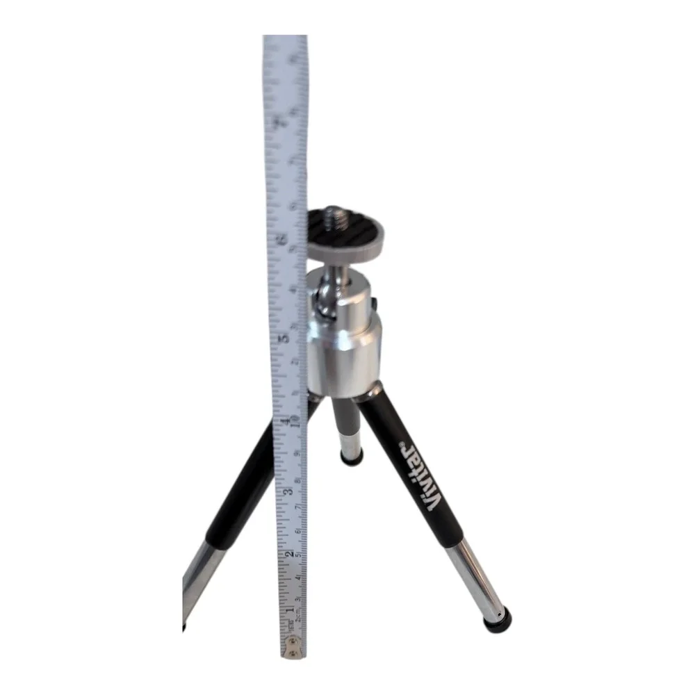 Vivitar Mini Tripod and GoPro Side Mount Bundle Black Silver Camera Accessories